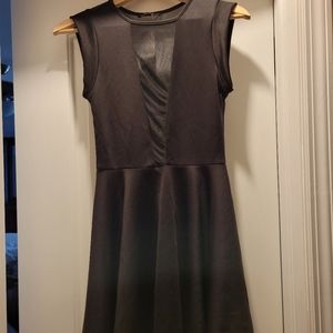 Black skater dress never worn new with tags.